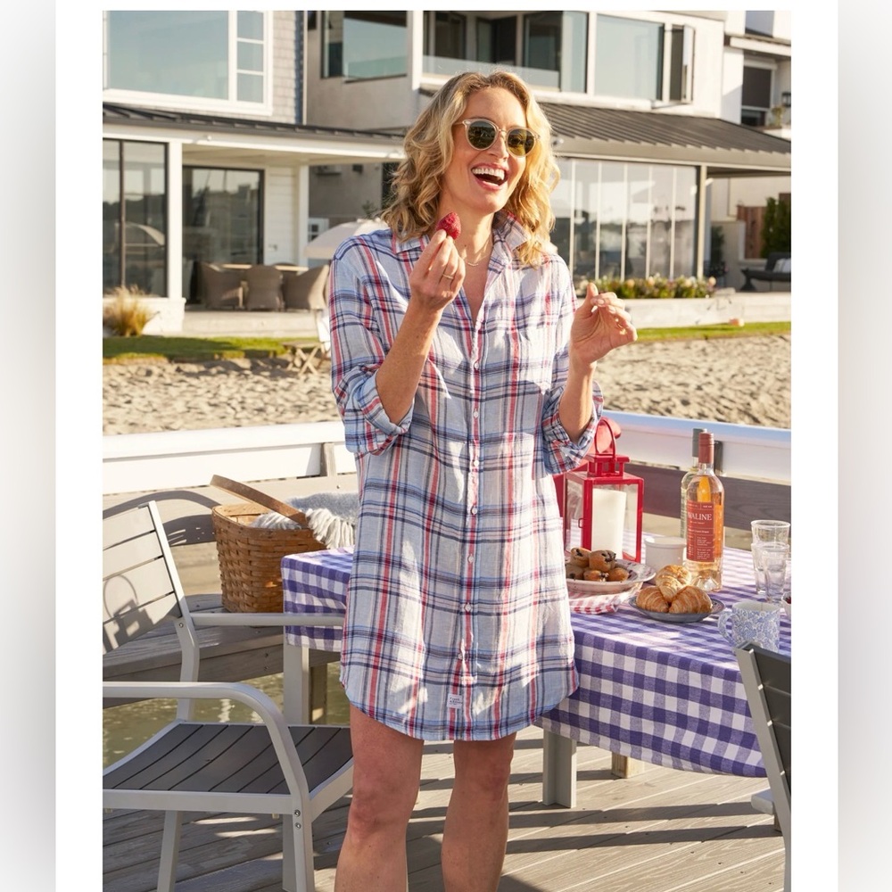 FRANK & EILEEN Mary Linen Shirtdress